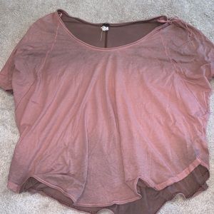 free people pink top